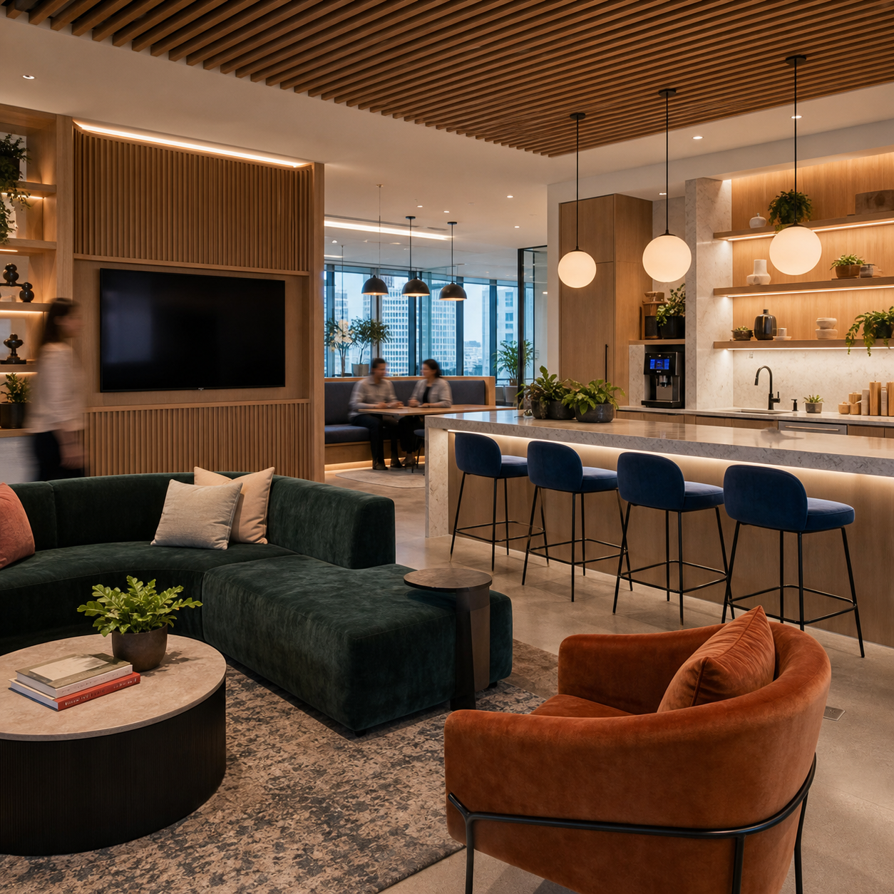 Amenity Spaces millwork environment