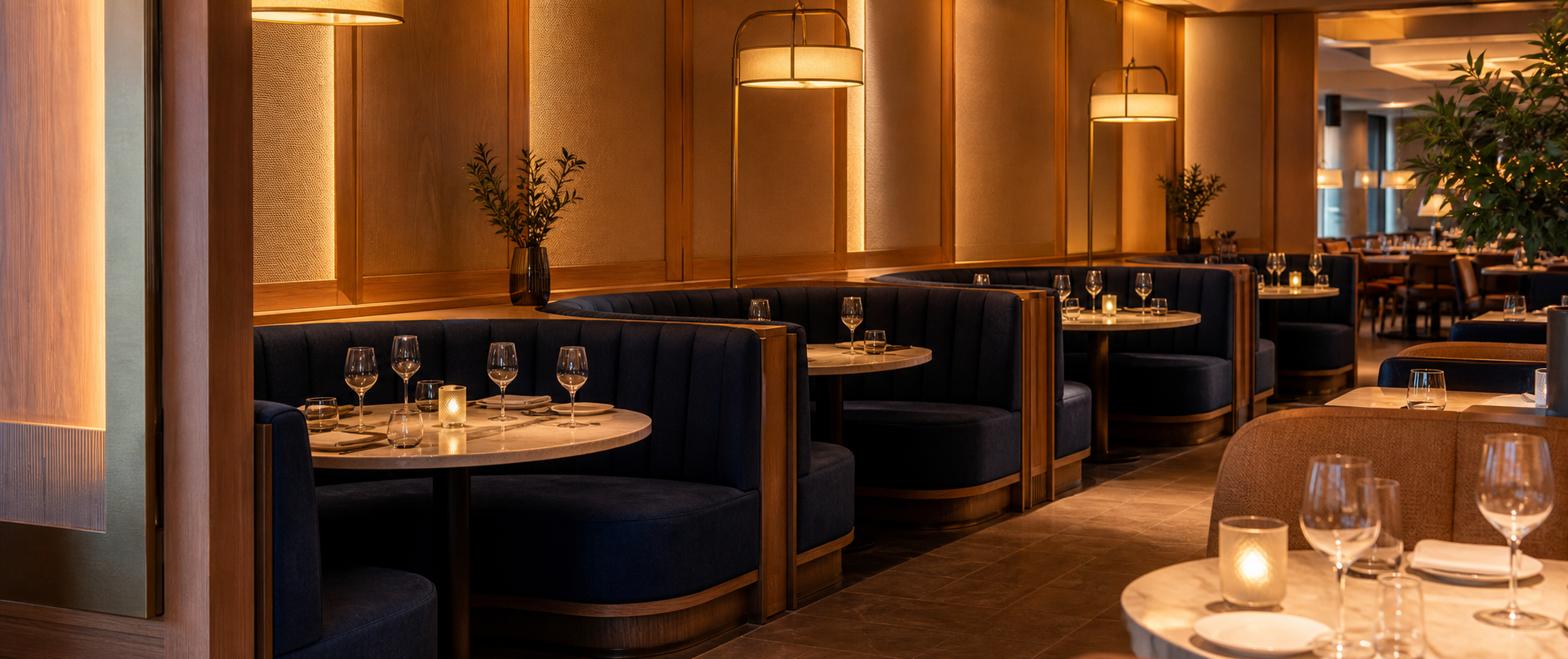 Restaurant Interiors millwork environment