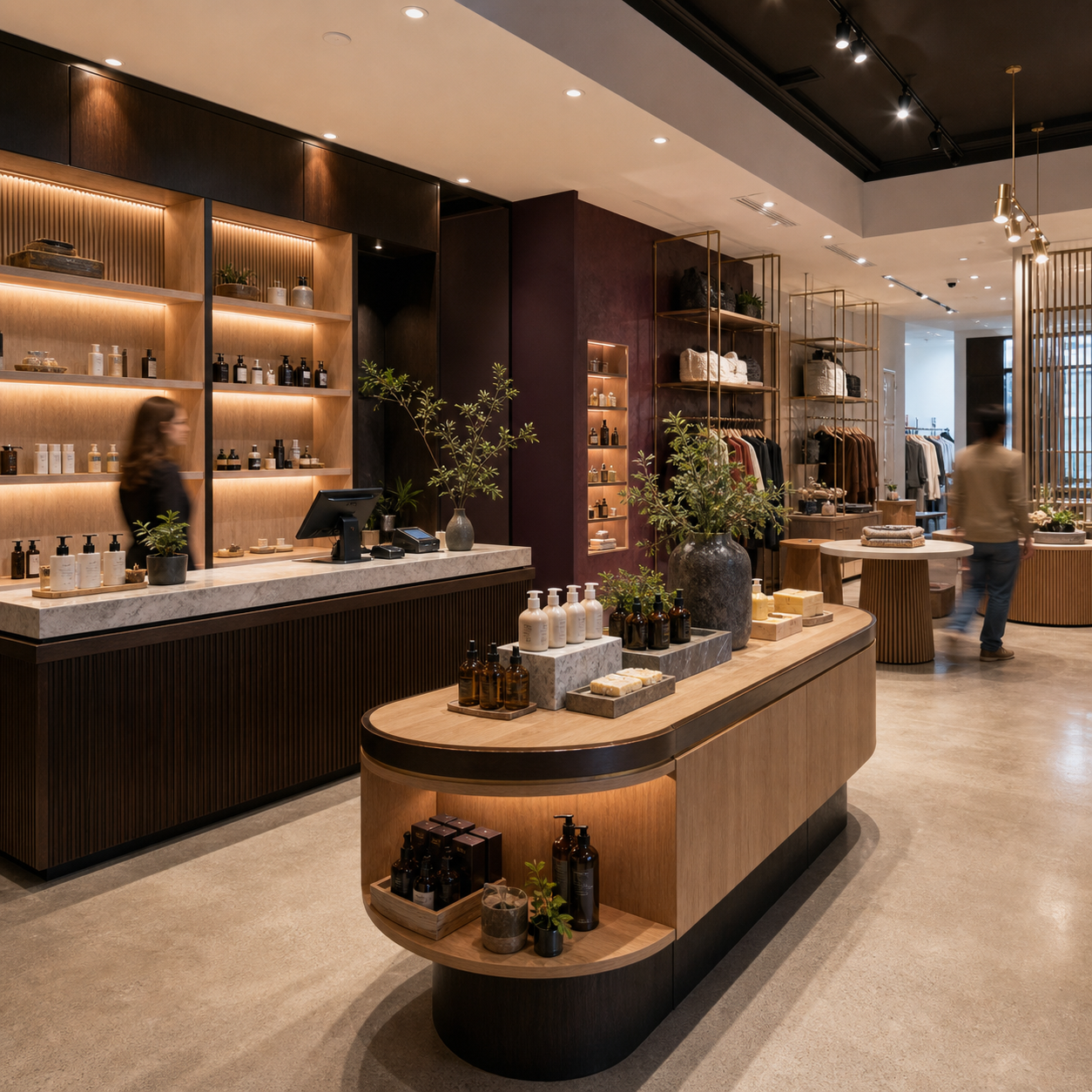 Retail Interiors millwork environment